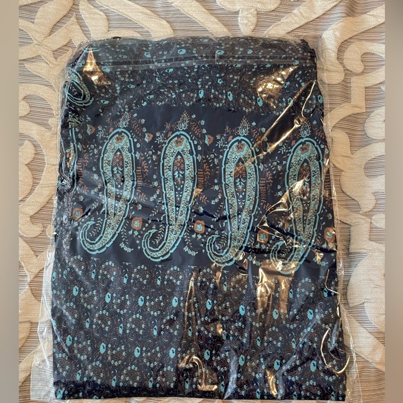 NWT Le Salty Label Ayana Wrap Skirt in Peacock - Picture 4 of 6